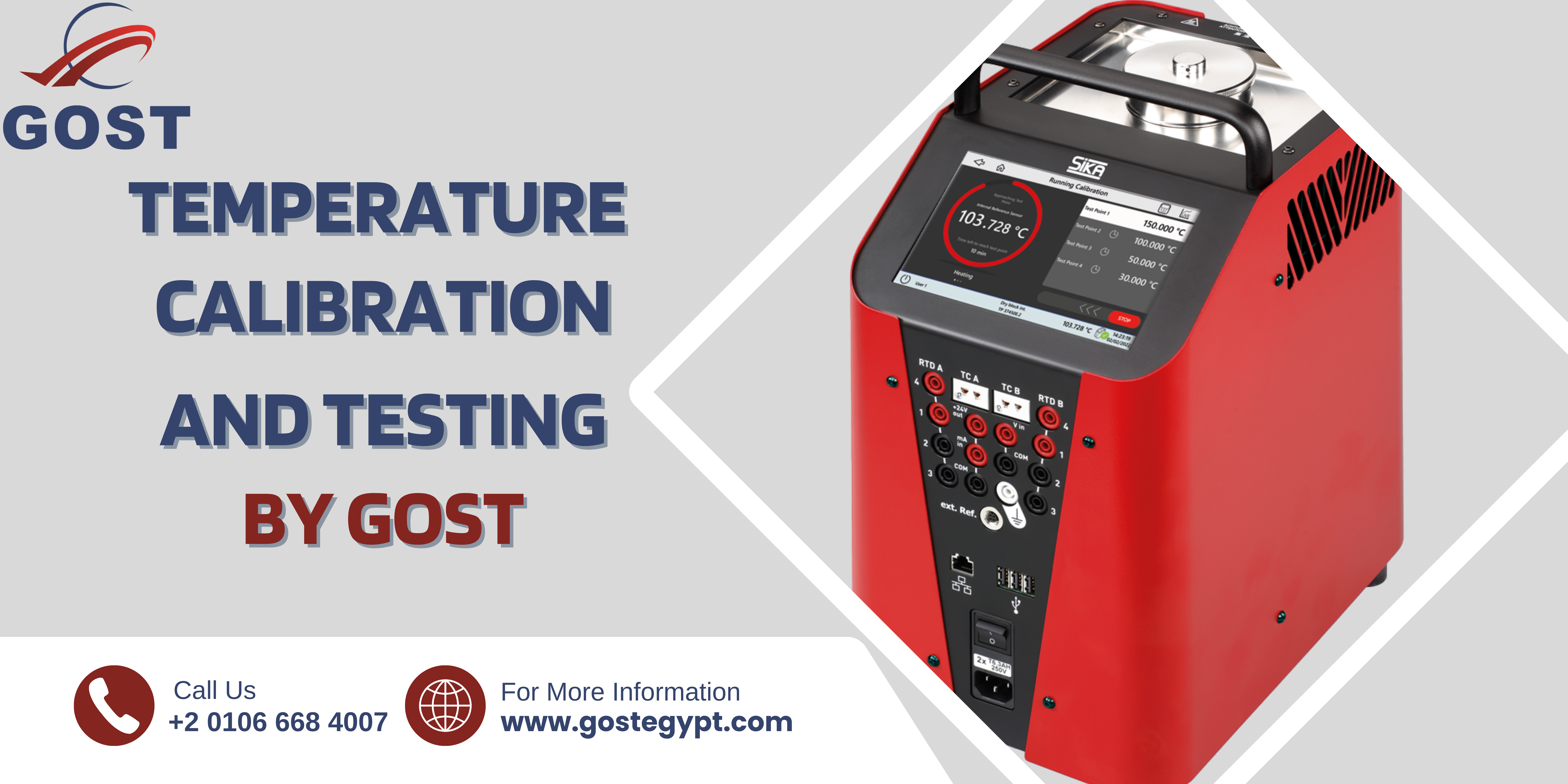Temperature Calibration and Testing by GOST
