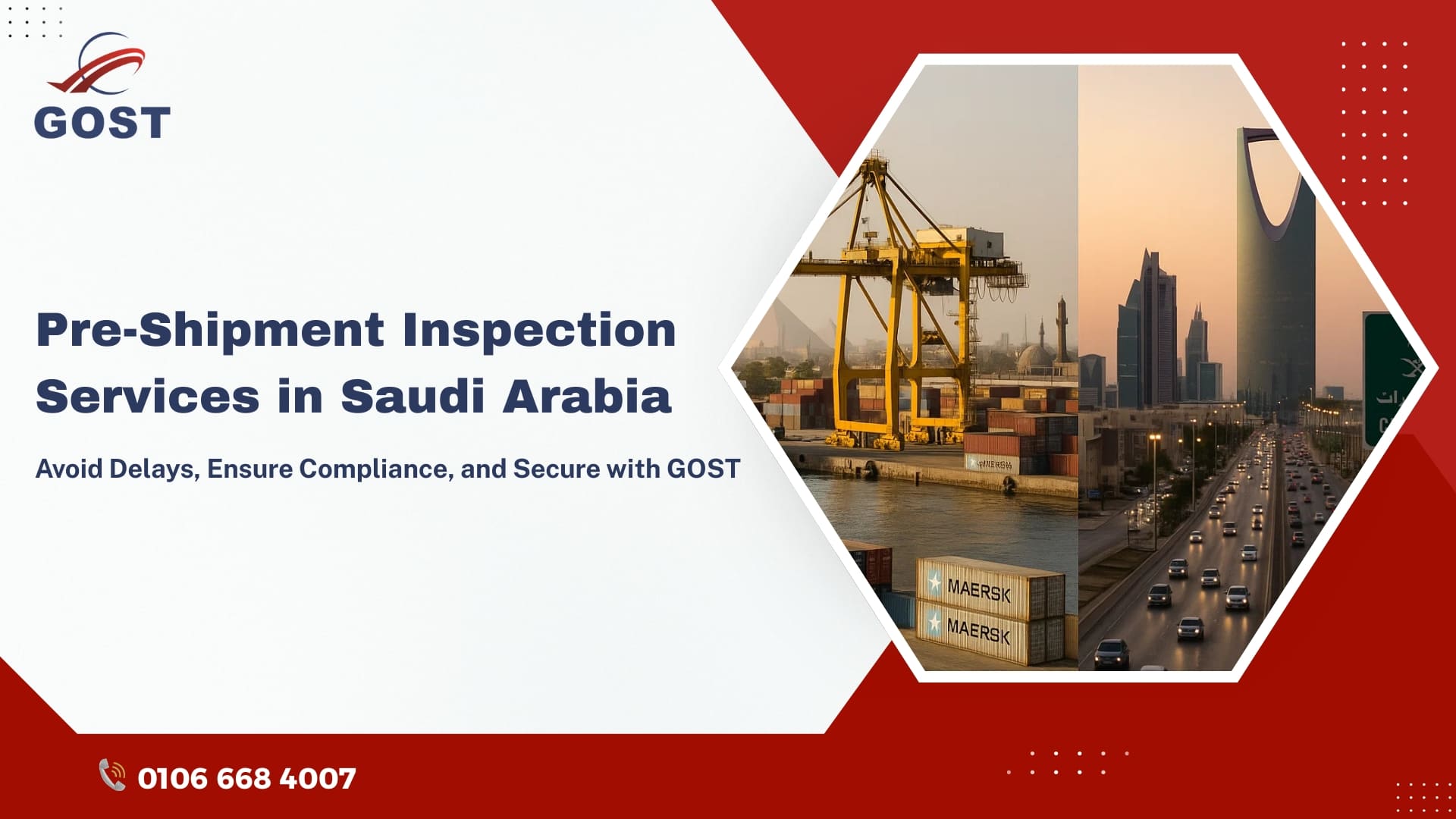 The Pre Shipment Inspection Services with GOST