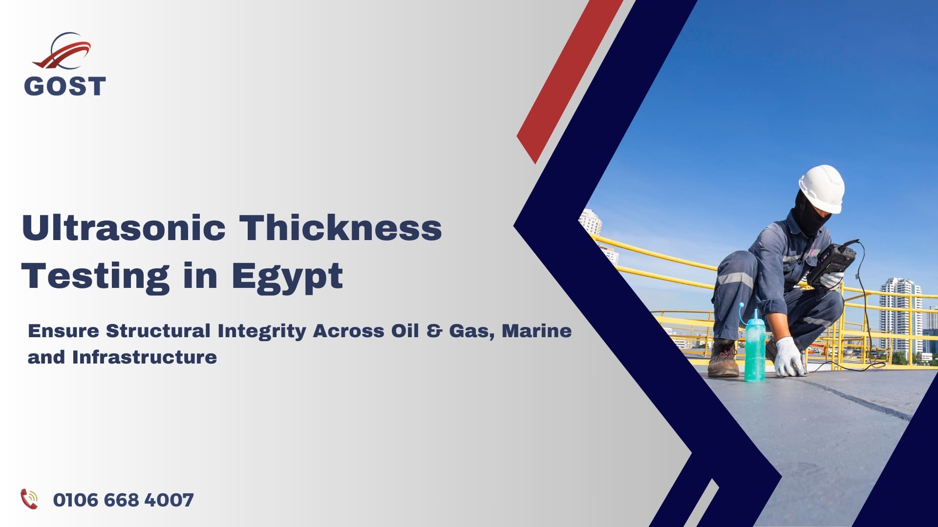 Ultrasonic Thickness Testing Services in Egypt